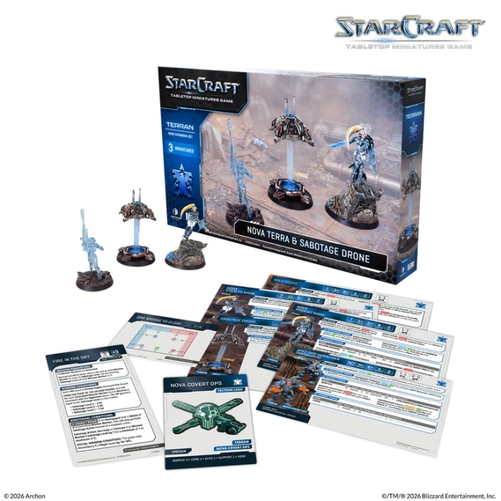 Starcraft: Nova Terra - Terran - Hero Expansion Set 3