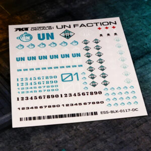 BLKOUT Water Slide Decals - UN Faction 1