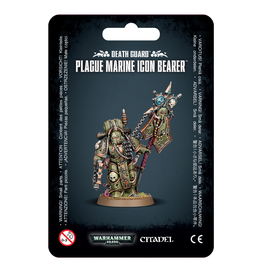 Death Guard: Plague Marine Icon Bearer 1