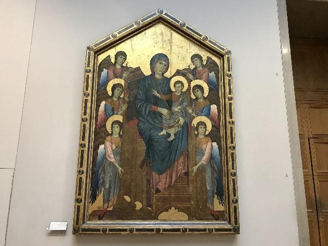 Madonna and Child in Majesty Surrounded by Angels