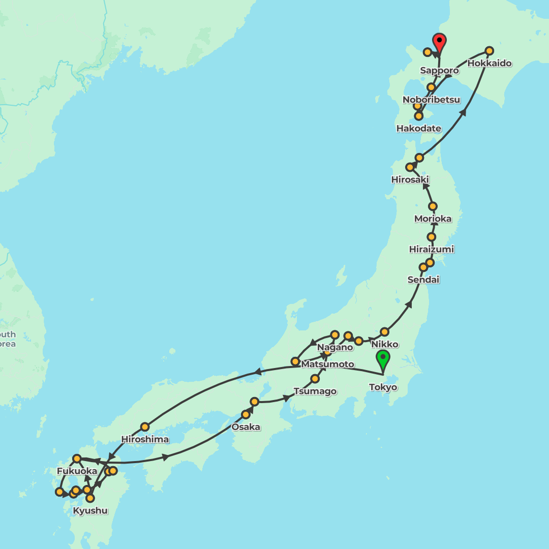 Tour | Grand Tour of Japan: From Nagasaki to Sapporo | Europamundo