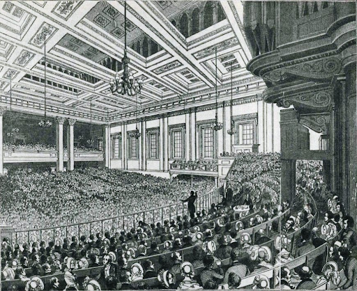 A meeting of the anti corn law league - A key moment in the history of tariffs