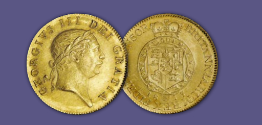 The Guinea, issued by the Royal Mint between 1663 and 1816.