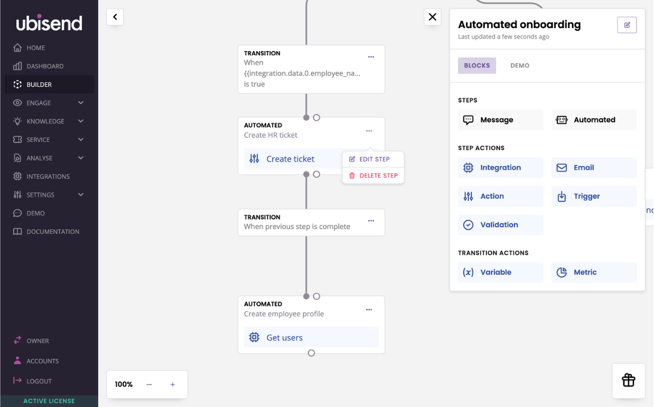 ubisend rpa builder