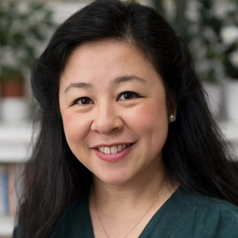 Portrait of children's author Felicity Yeoh, curator of Bookmark's Stories to Save the Planet Rocket Pack.