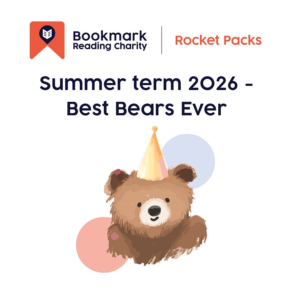 A graphic on a white background with a cartoon bear on it