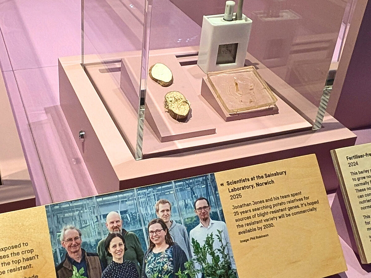 PotatoPlus at the Science Museum Future of Food exhibition