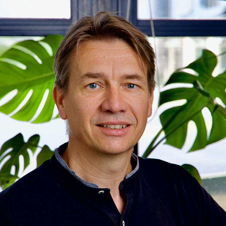 A photo of one of our researchers in their office