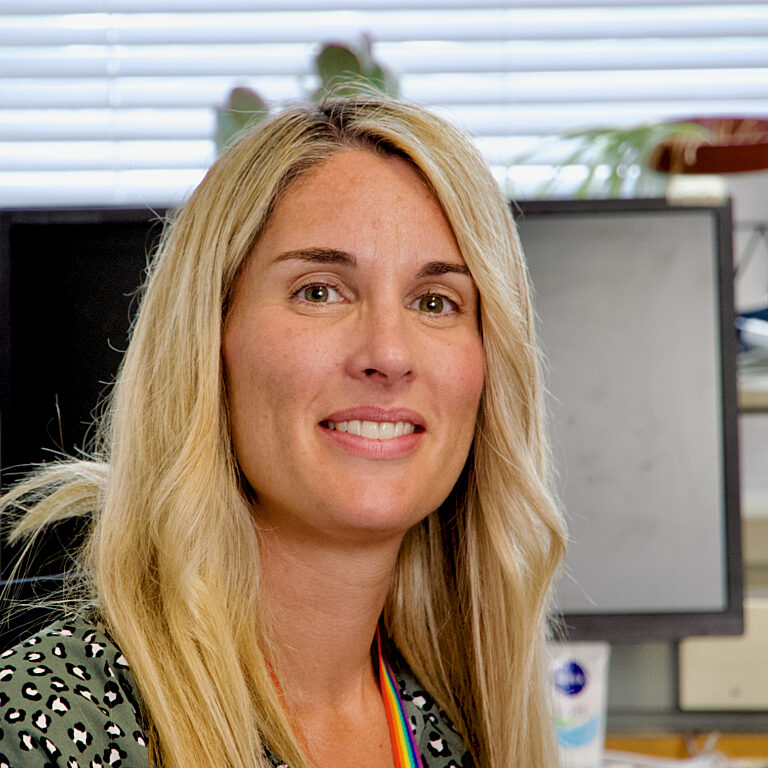 A photo of one of our researchers in their office