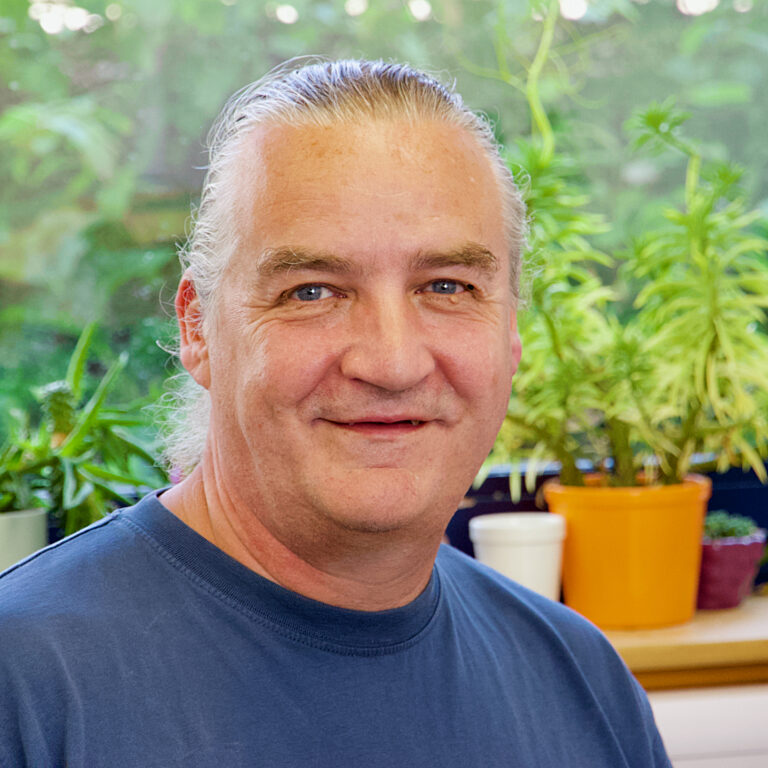 A photo of one of our researchers in their office
