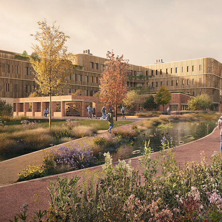 Artist's impression of the new John Innes Centre and Sainsbury Laboratory Buildings