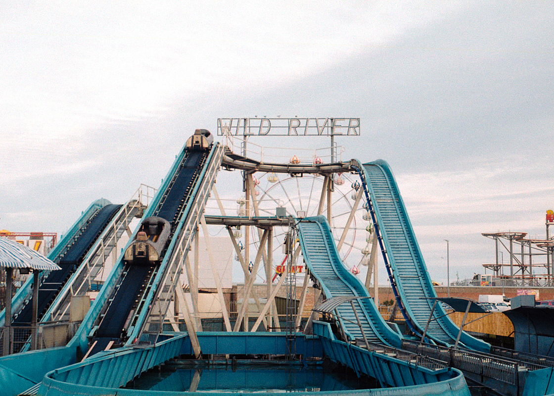 Image of a log flume