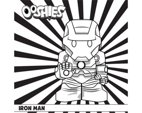 Iron Man Colouring Activity