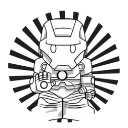 Iron Man Colouring Activity