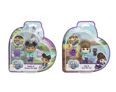 Vet Squad Robin & Snowy, Ava & Leo
