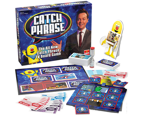 Catchphrase game box and contents