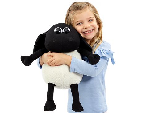 Girl with Super Cuddles Timmy