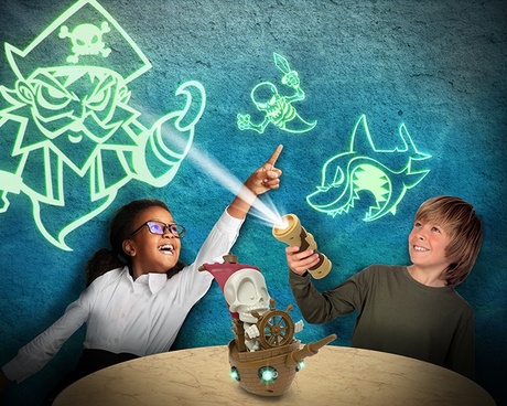 Children playing Johnny the Skull game