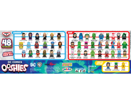 DC Comics Ooshies characters