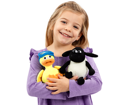 Girl with Soft Timmy & Yabba