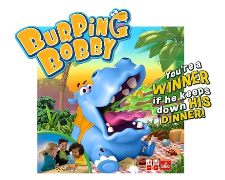 Burping Bobby game box