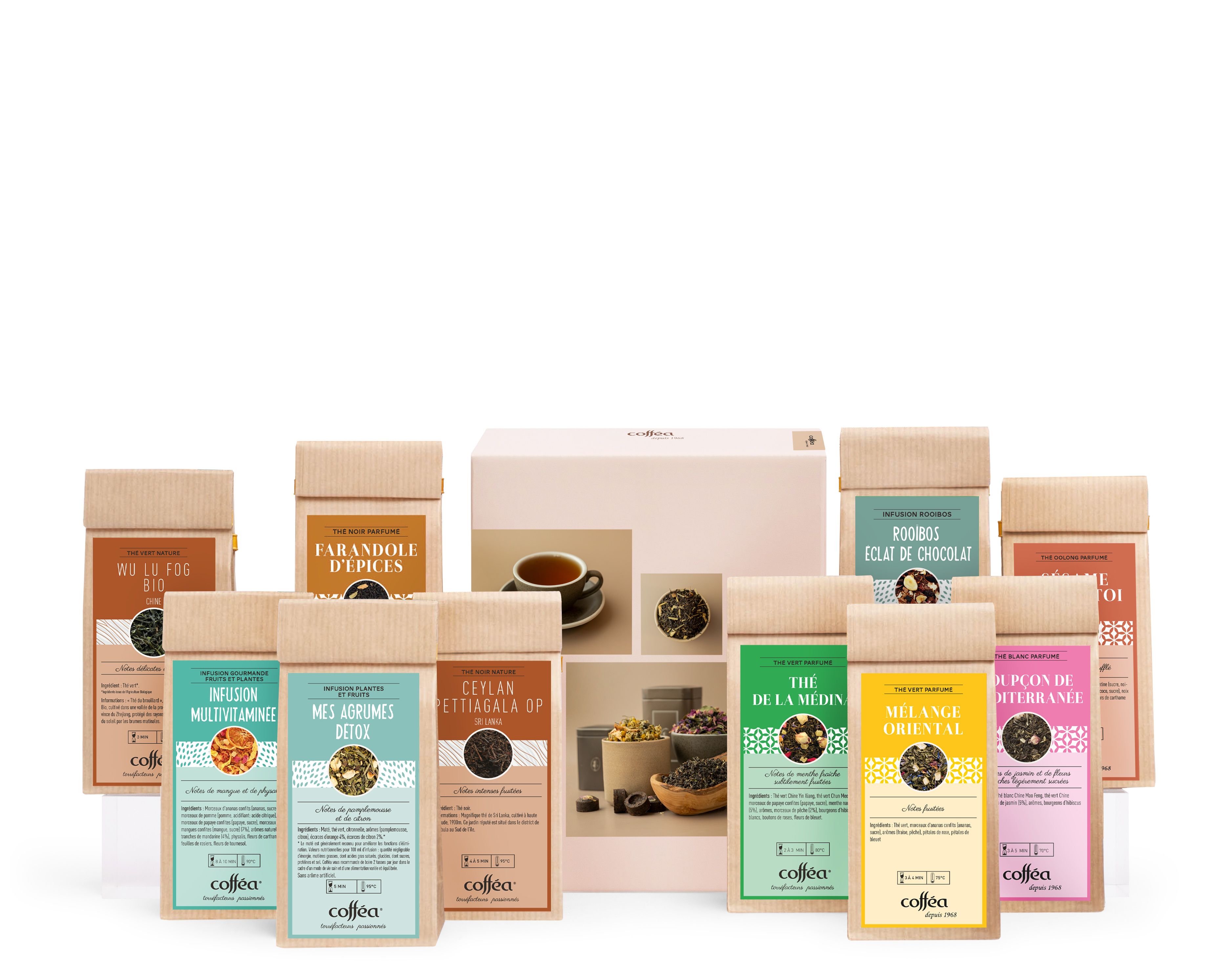 Coffret découverte 10 thés