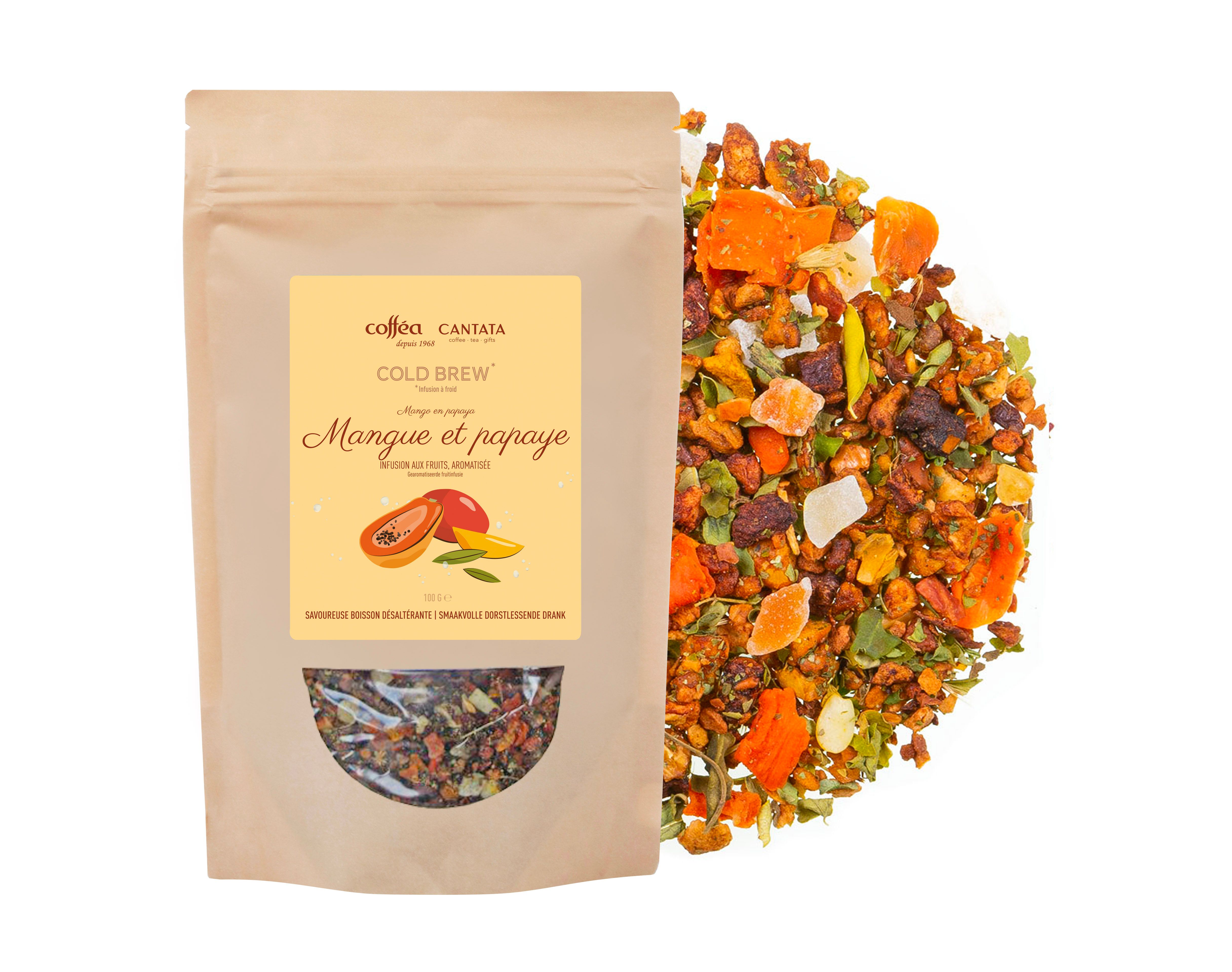 Infusion glacée Mangue et Papaye Cold Brew* 100GR