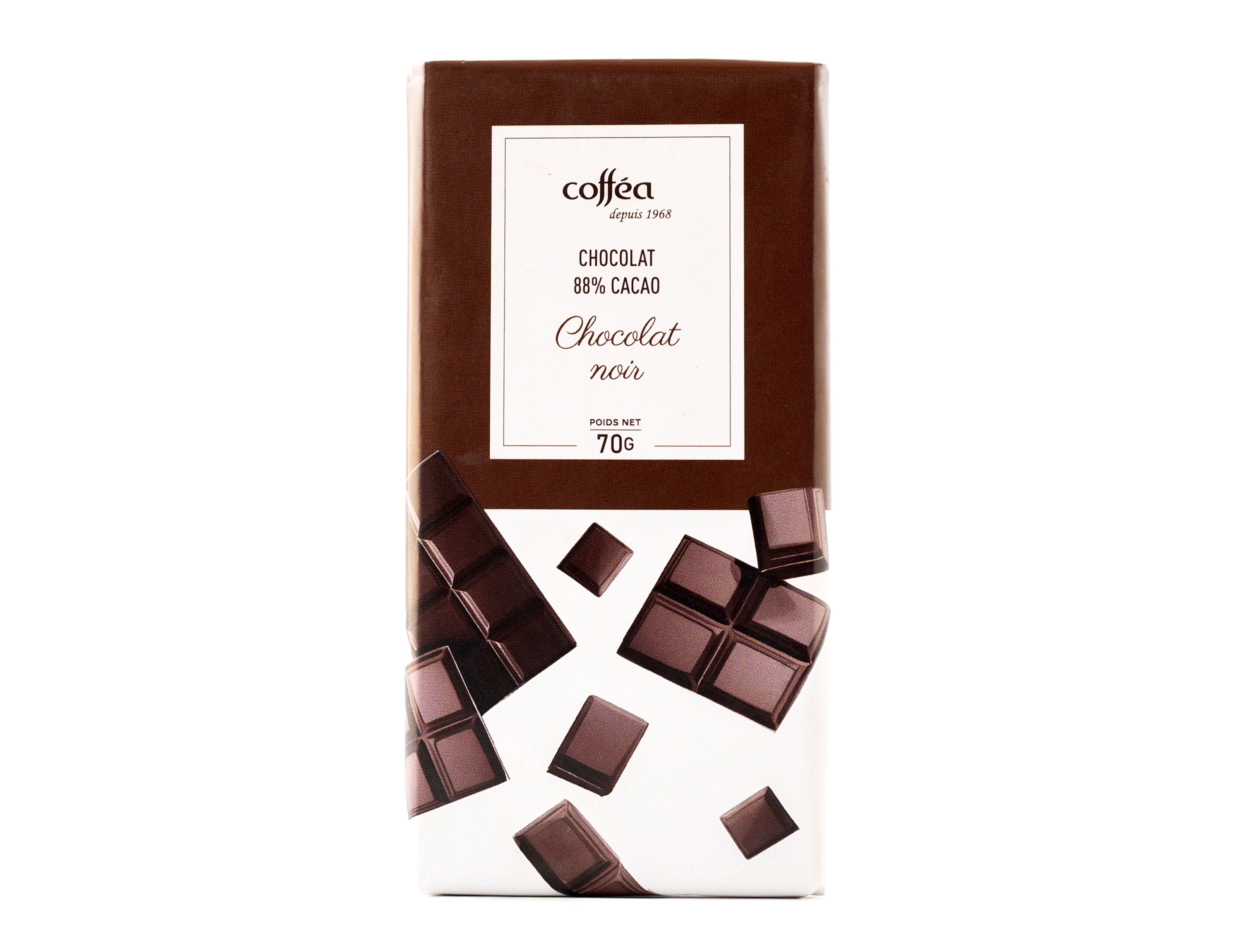 Tablette de chocolat 88% Noir 70g