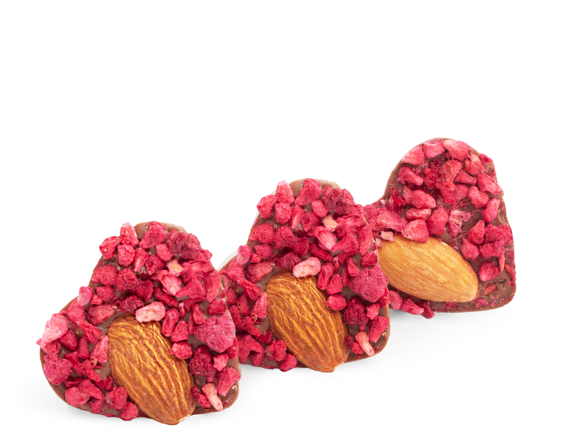Bonbons chocolat cœur confession d’amour amandes