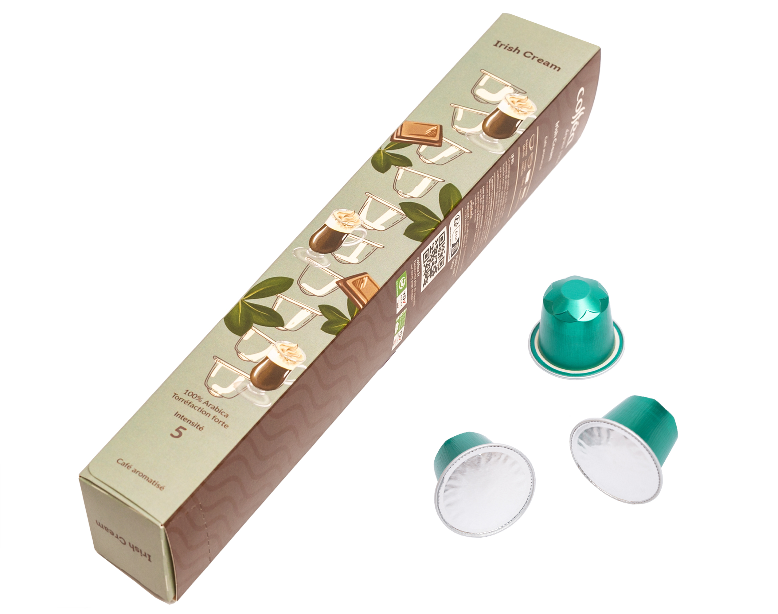 Café aromatisé «Irish Cream» étui Caps x10