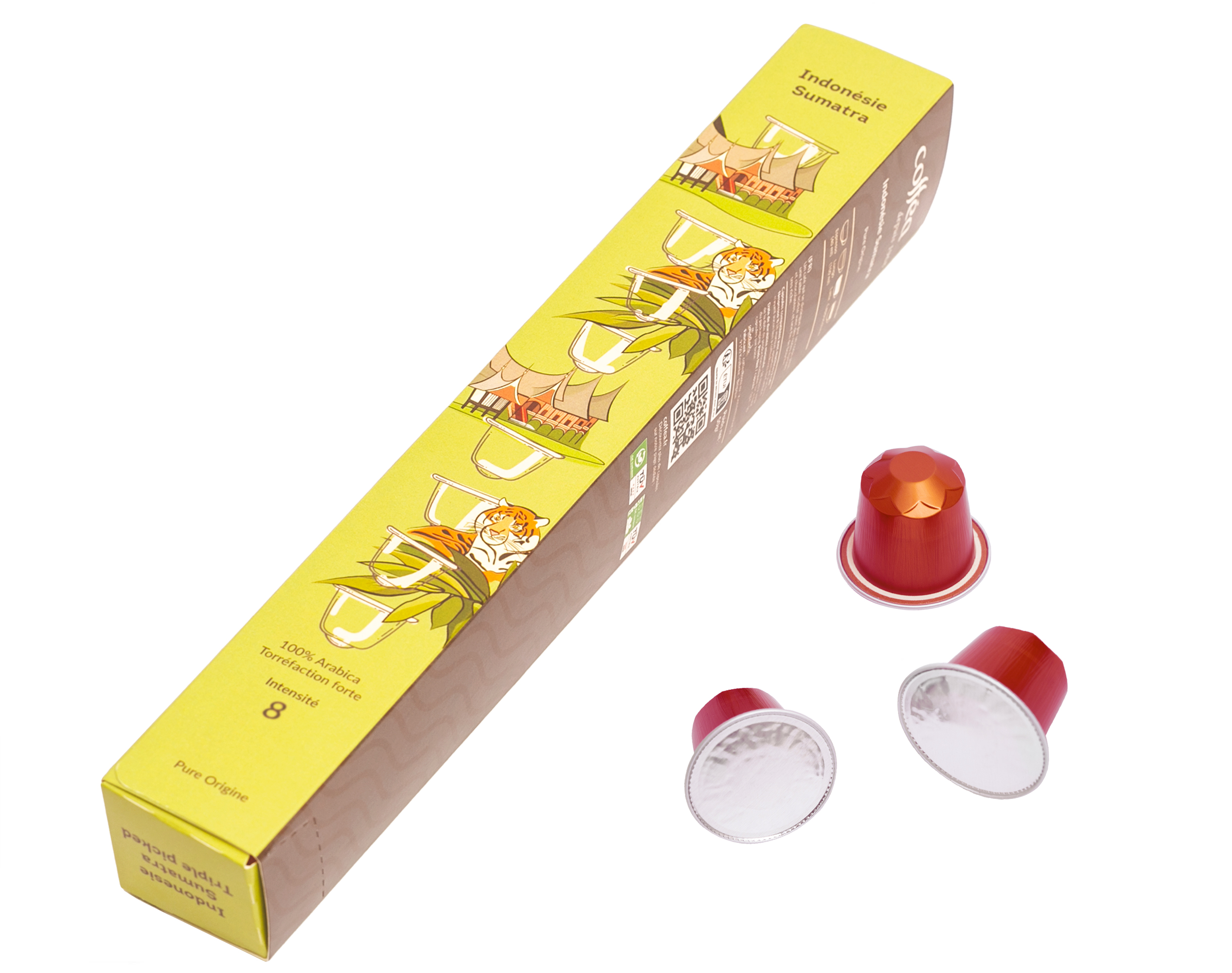 Café «Indonésie Sumatra» étui Caps x10