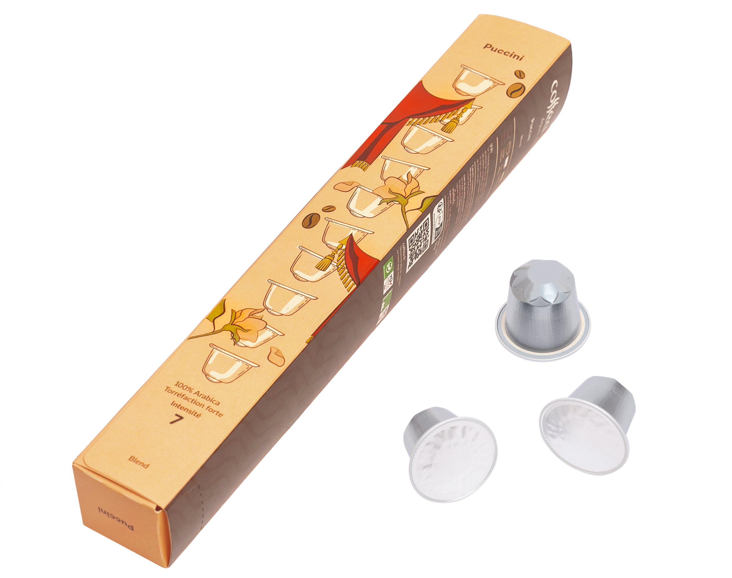 Café blend «Puccini» étui Caps x10