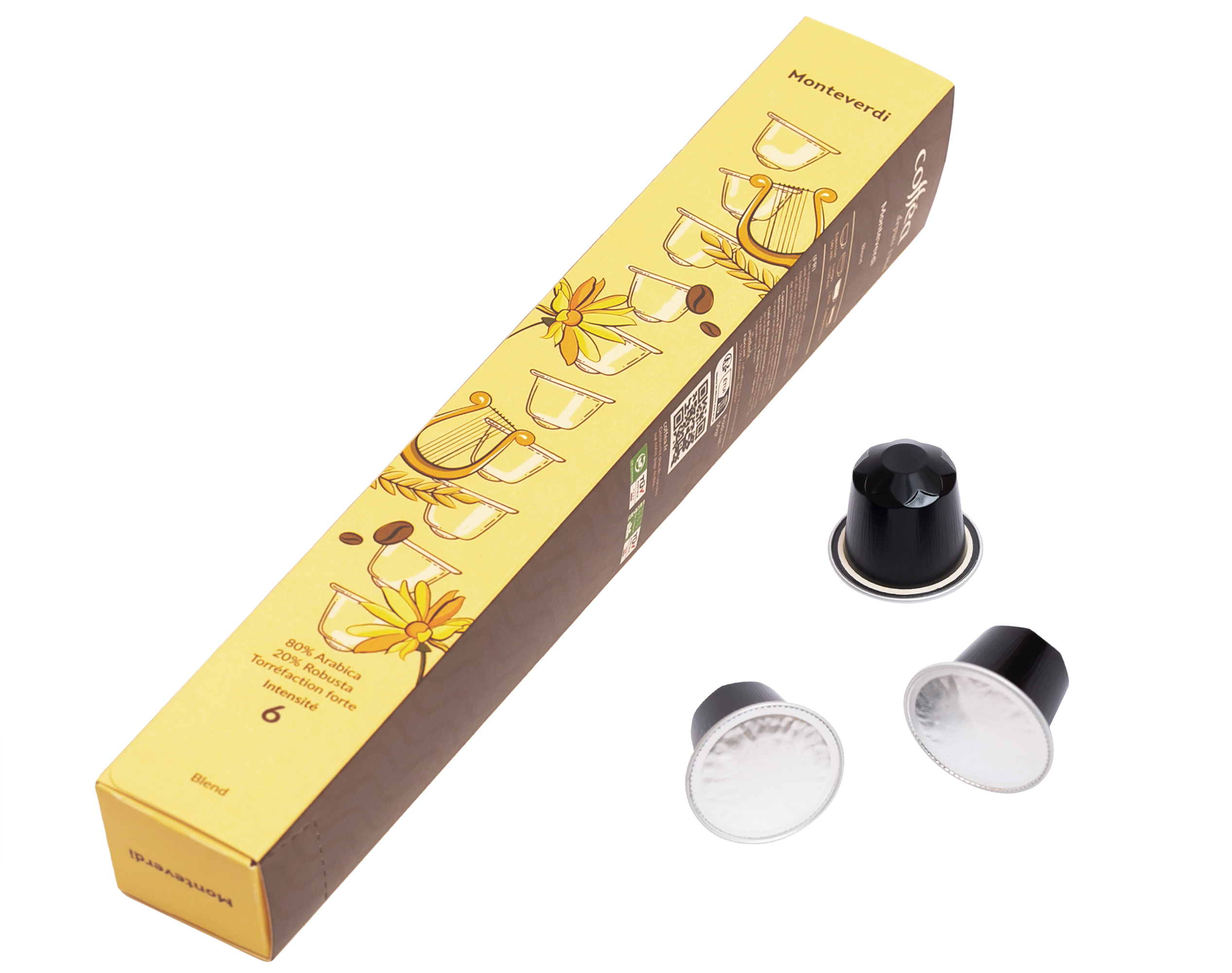 Café blend «Monteverdi» étui Caps x10
