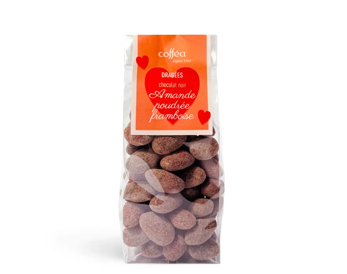 Amande chocolat noir poudre framboise