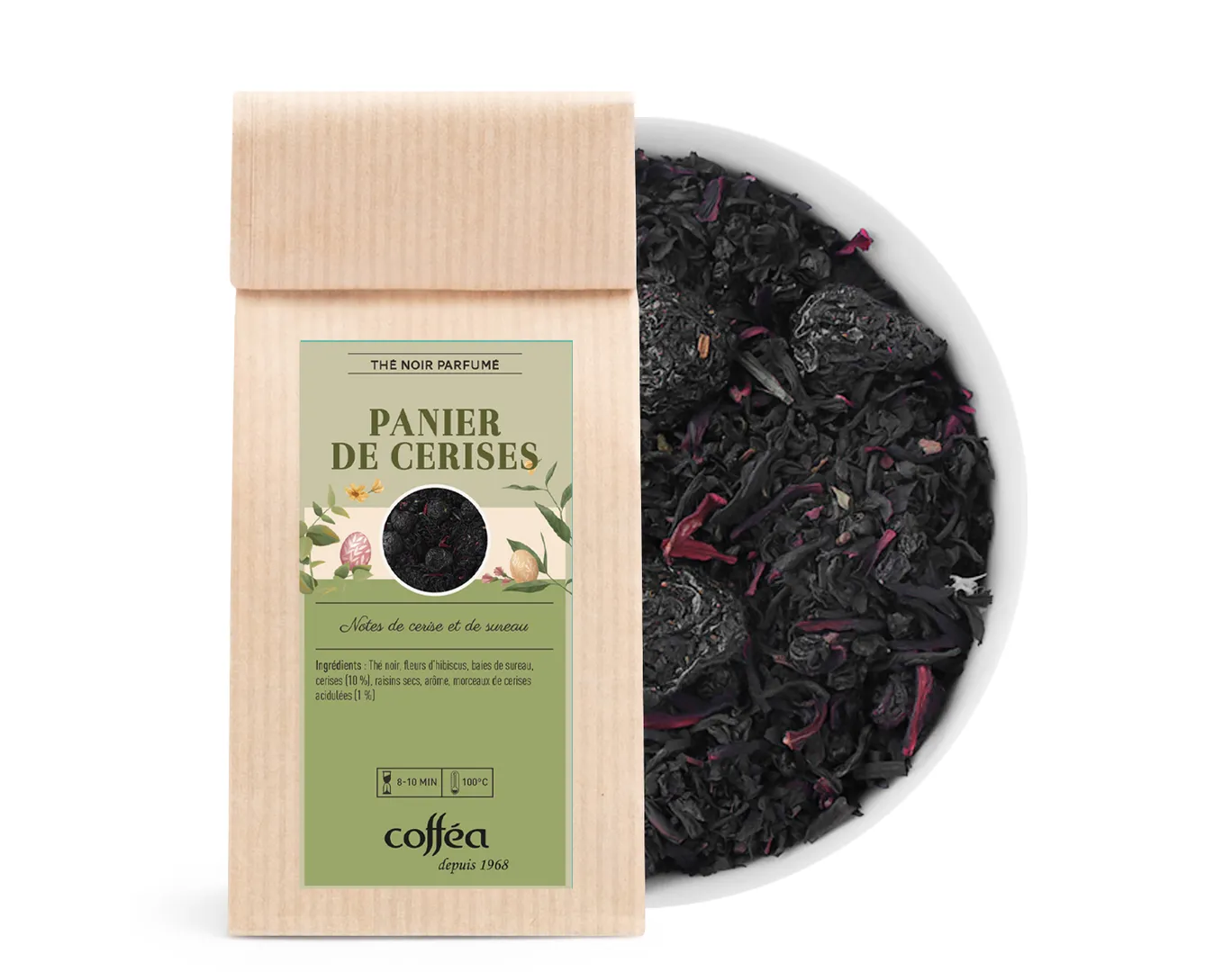 Thé noir Panier de Cerises