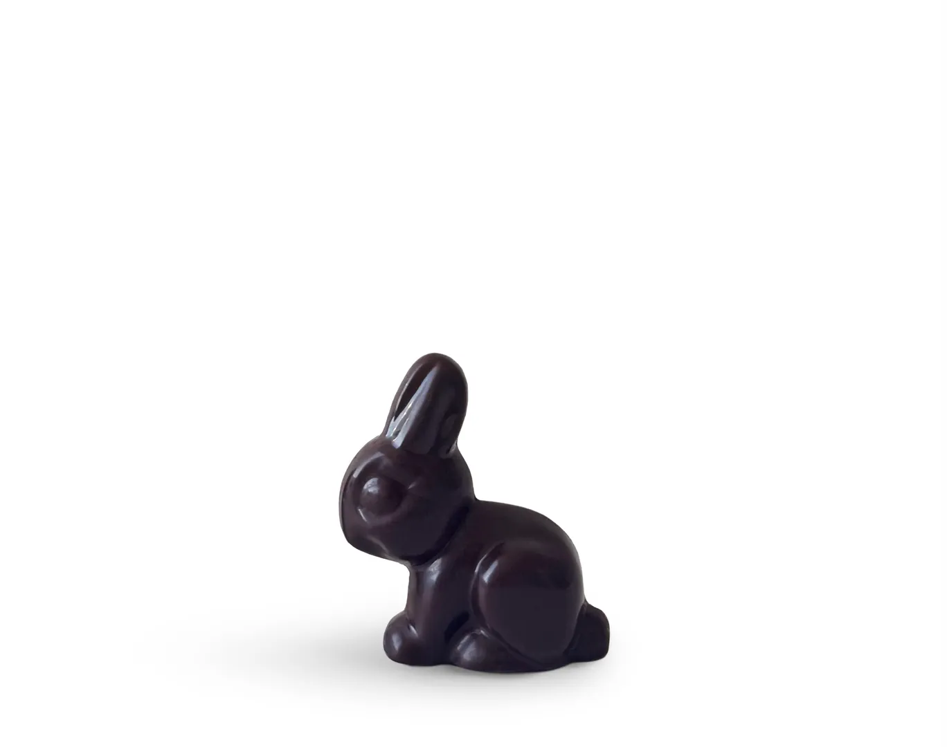 Petit lapin praliné au chocolat noir 30g
