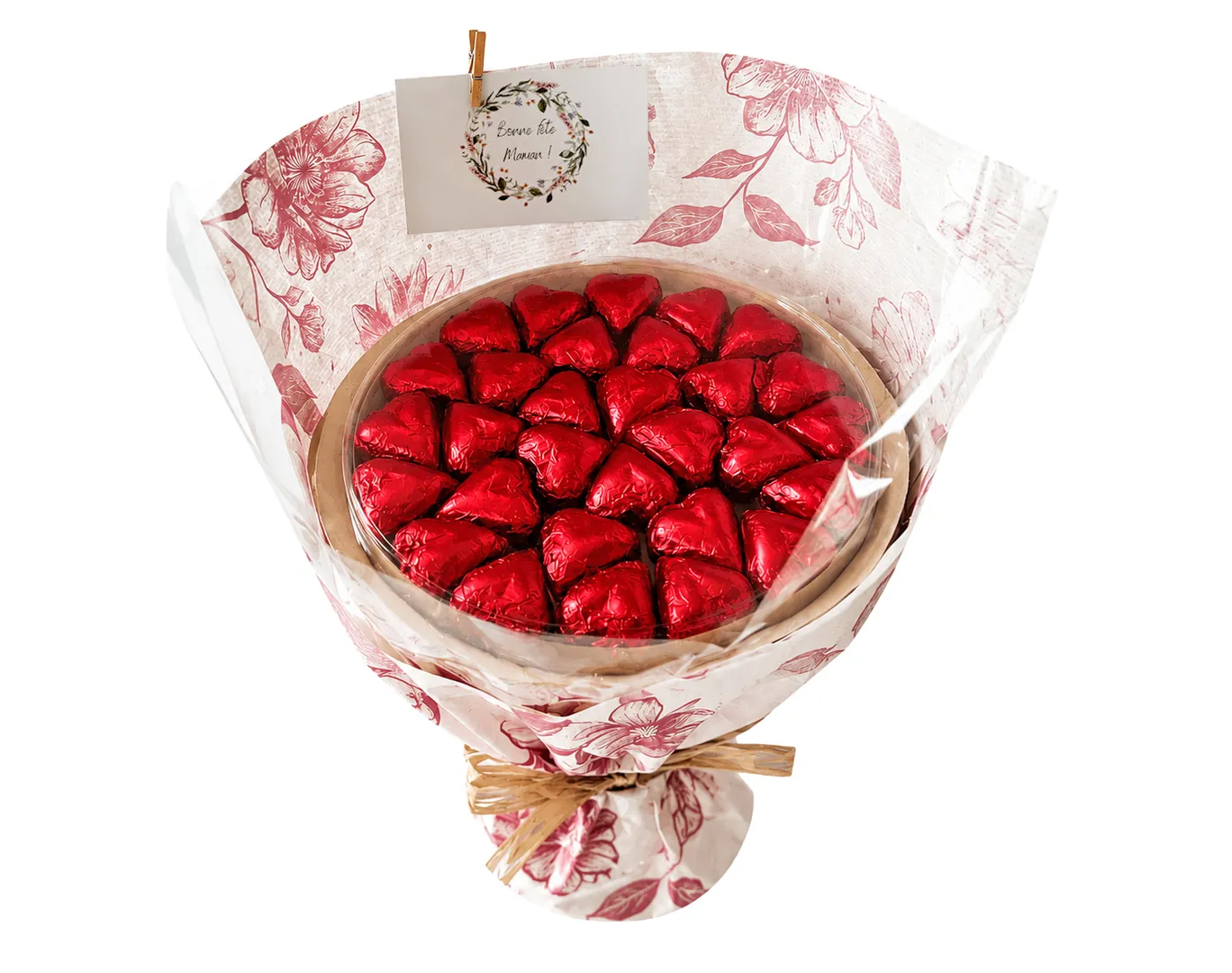 Bouquet cœurs pour maman