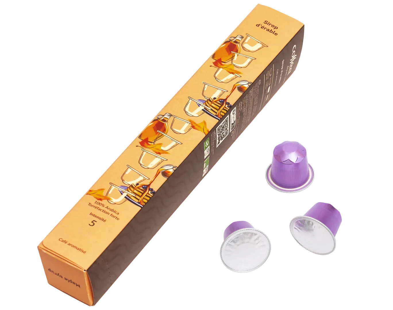 Café aromatisé «Sirop d’érable» étui Caps x10