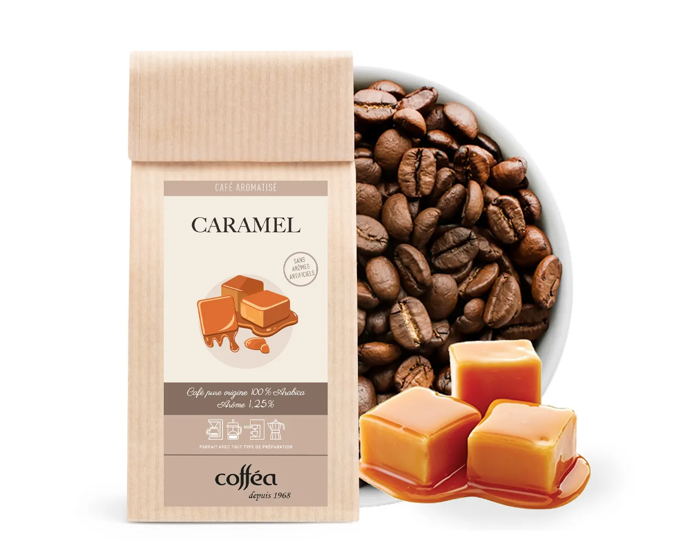 Café aromatisé Caramel