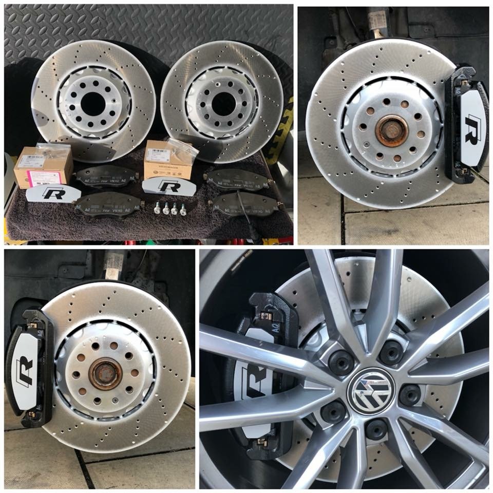 Clubsport S Brake discs & pads Straight swap? Modifying your Golf R