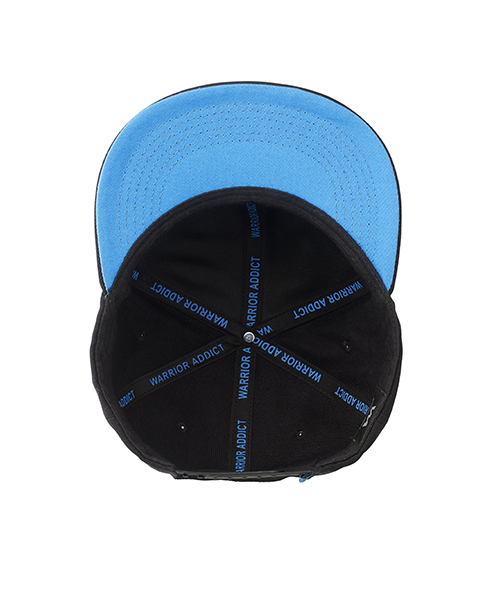 Warrior Addict Black 6 panelled baseball cap