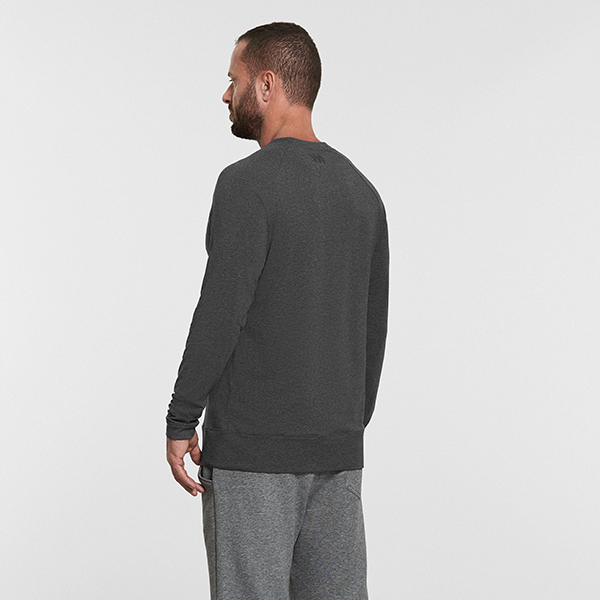 Men's Yoga Raglan T Shirt Grey