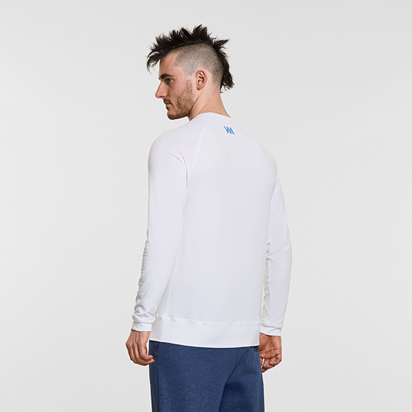 Men's Yoga Raglan T Shirt White