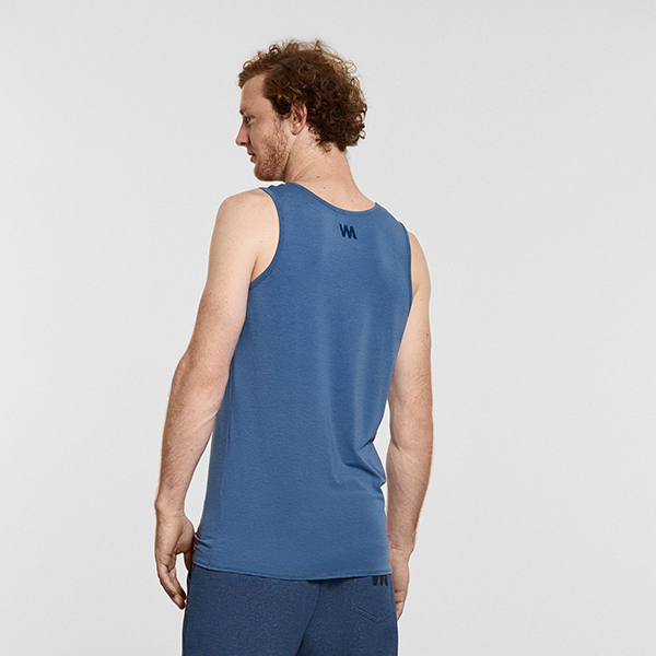 Men's Yoga Tank Tops Blue