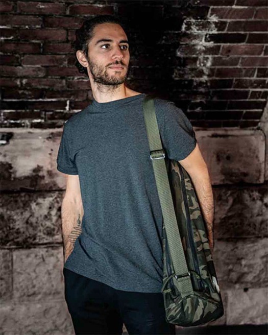 Warrior Yoga Mat Bag - During Practice