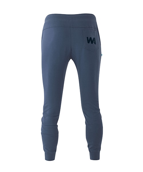 Men's Eco-Warrior Sweatpants in Blue - Reverse View