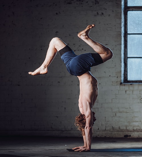 Men's Anti-Gravity Yoga Shorts Inversion