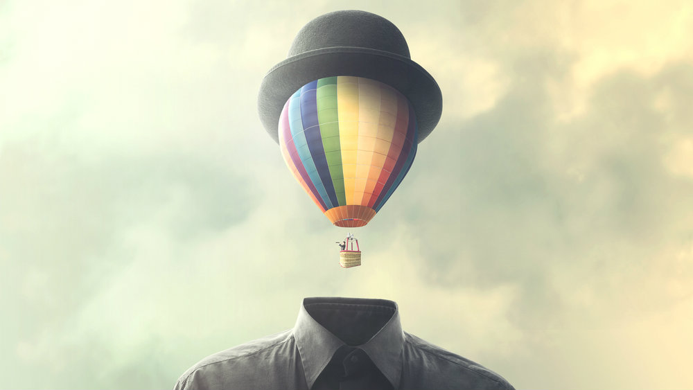 Hot-air balloon head
