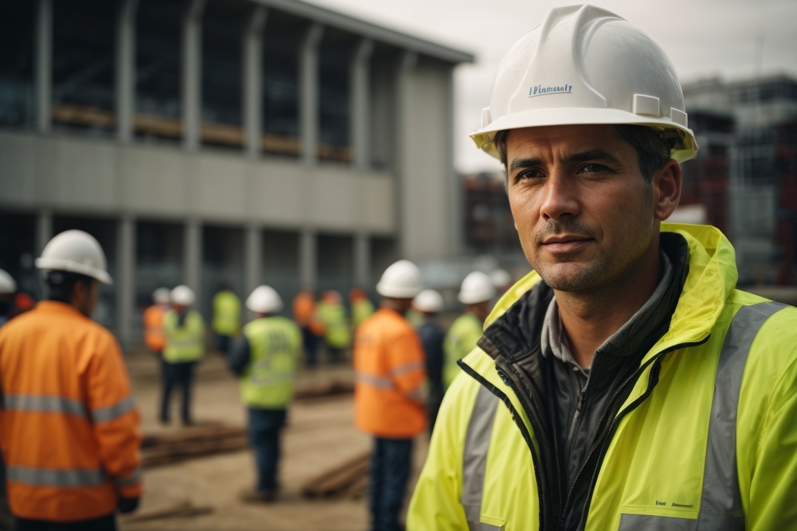 Image of a UK construction worker
