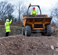 NVQ in A09 Forward Tipping Dumper (Red-Blue CPCS)